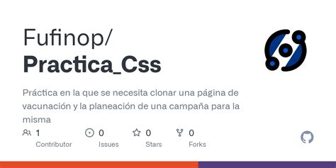 Github Fufinop Practica Css Pr Ctica En La Que Se Necesita Clonar