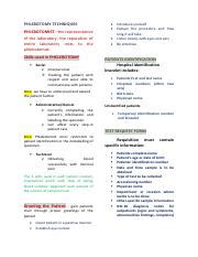 PHLEBOTOMY TECHNIQUES NOTES.pdf - PHLEBOTOMY TECHNIQUES PHLEBOTOMIST ...