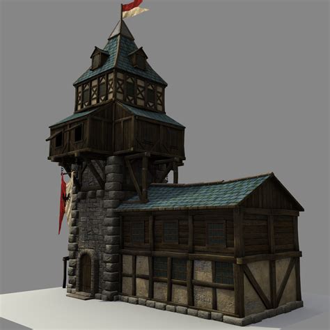 Wip Medieval Watchtower — Polycount