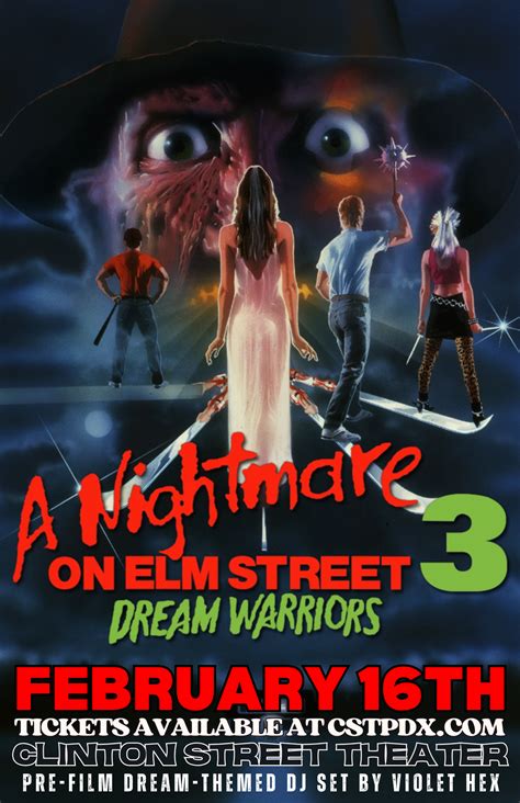 Violet Hex Presents A Nightmare On Elm Street Dream Warriors