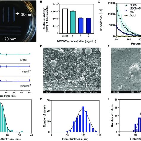 Characterization Of Conductive Decm Hydrogels A And Mm Length