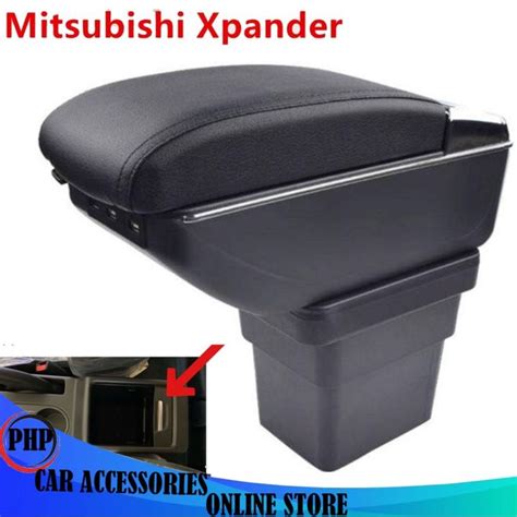 Armrest For Mitsubishi Xpander Arm Rest All Black With Usb Slot Cup