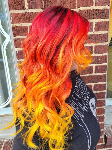 Flame Colored Hair