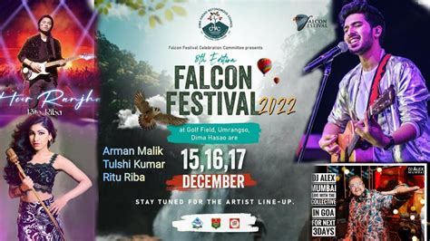 Falcon Festival 2022 Umrangso Assam Arman Malik Tulshi Kumar Ritu