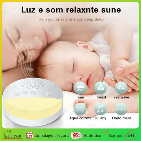 Aparelho Ruído Branco Bebê Qual O Melhor - Aparelho Máquina de Ruído Branco Portátil Sono Relaxamento Bebê ...