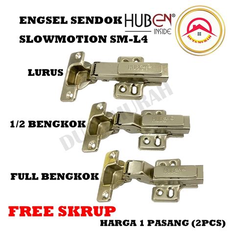 Jual Engsel Sendok HUBEN SLOWMOTION LUBANG 4 SM L4 Lurus Setengah