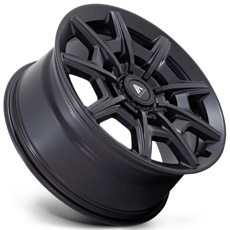 22 Staggered Asanti Wheels ABL 41 Esquire Satin Black With Gloss Black