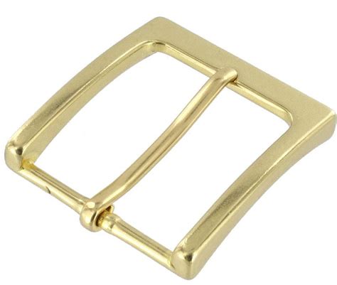 T1002 Natural Brass Heel Bar Buckle Solid Brass Ll Multiple Sizes