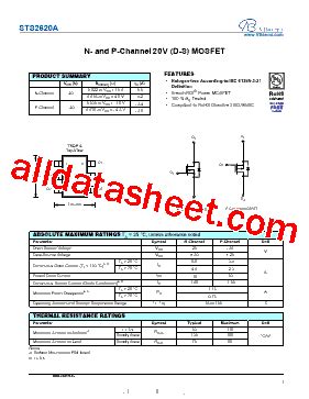 STS2620A Datasheet PDF VBsemi Electronics Co Ltd