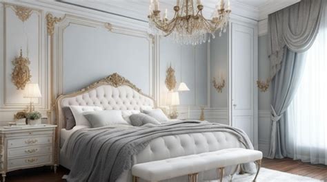 Premium AI Image | Luxury White bedroom