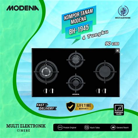 Jual Kompor Gas Tanam 4 Tungku Modena BH 1945 Gas Hob 90 Cm Shopee