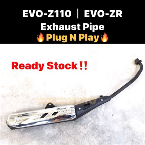 Demak Evo Z Evo Zr Exhaust Muffler Comp Ejm Ekzos Exzos Pipe Paip