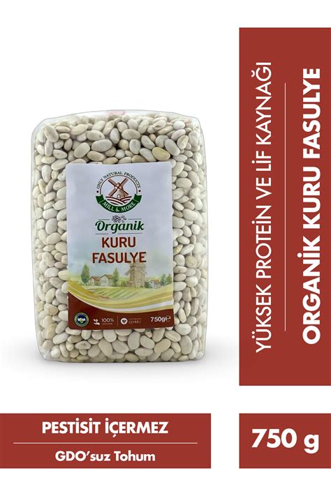 Mill More Only Natural Products Organik Kuru Fasulye 750 g Fiyatı