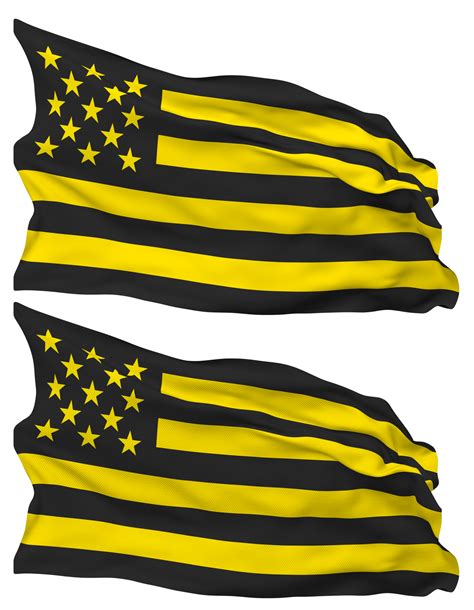 Club Atletico Penarol Flag Waves Isolated In Plain And Bump Texture