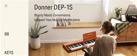 Amazon Donner Dep S Piano Keyboard Keys Beginner Digital