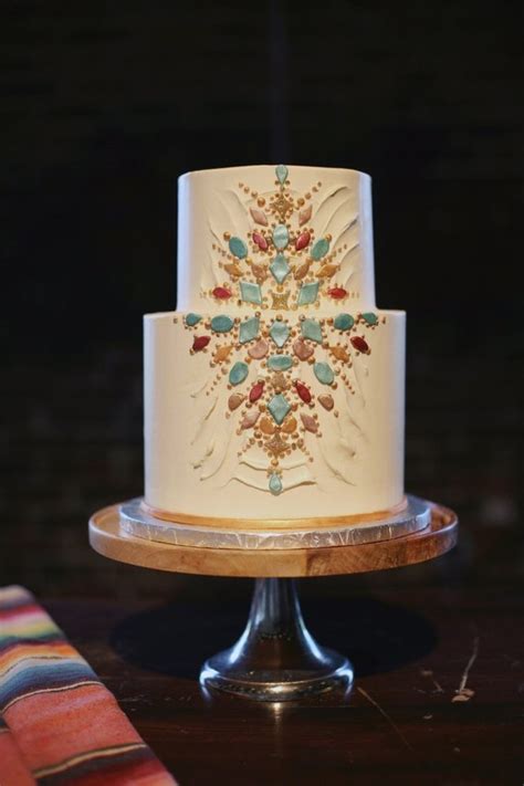 Bohemian wedding cake | Wedding & Party Ideas | 100 Layer Cake