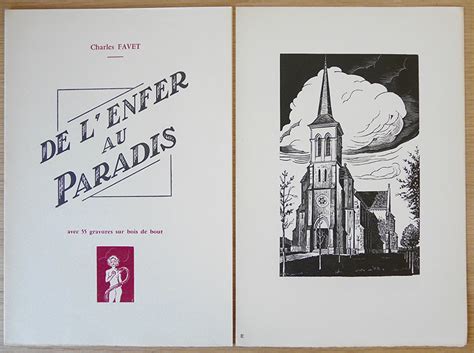 De L Enfer Au Paradis Avec 55 Gravures Sur Bois De Bout By FAVET