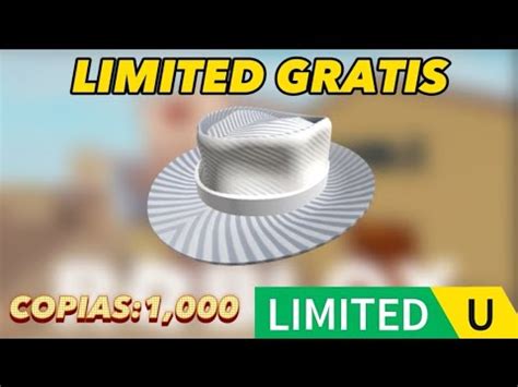 LIMITED GRATIS CONSIGUE ESTA FEDORA GRATIS EN ROBLOX YouTube