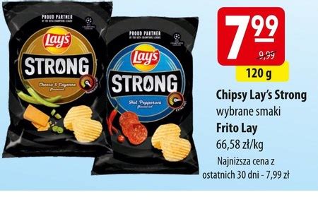 Lay S Strong Chipsy Ziemniaczane Karbowane O Smaku Pikantnego Pepperoni