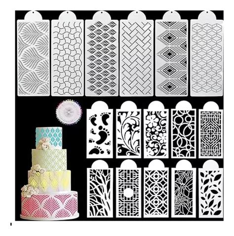 Stencil Plantillas Decoraci N De Pasteles Impresi N Meses Sin Inter S