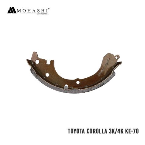 TOYOTA COROLLA 3K 4K KE 70 REAR MOHASHI BRAKE SHOE 4PCS Shopee