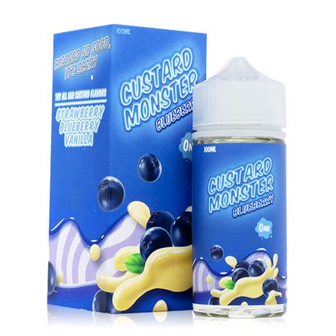 Blueberry Custard By Custard Monster E Liquid 100ml Vapor Empire