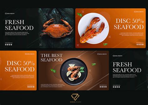 Free Seafood Resto Banner Free Design Resources