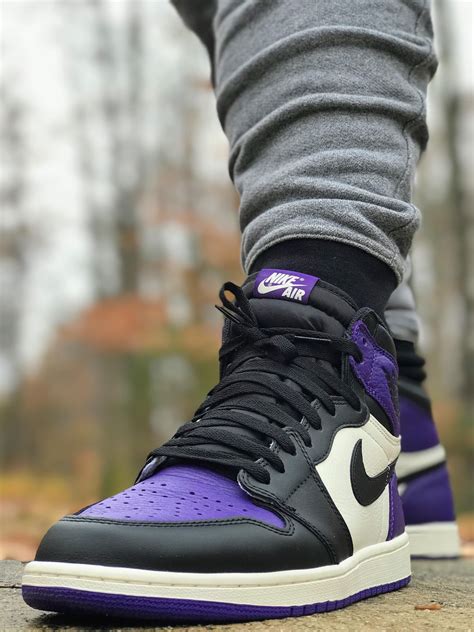 Nike Air Jordan 1 Court Purple R Sneakers