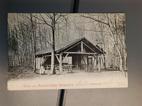 Alte Pk Gruss Vom Aussichtsturm Gempenfluh Gelaufen Kaufen