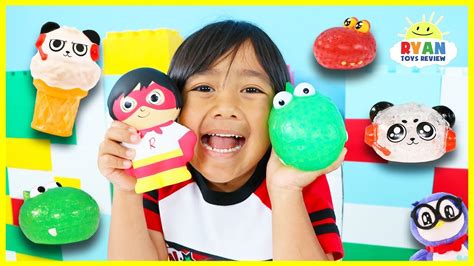 Guess the Squishy Toys Challenge with Ryan's World Toys! - YouTube