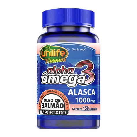 Ômega 3 Salmão Unilife 150 cápsulas 1200mg