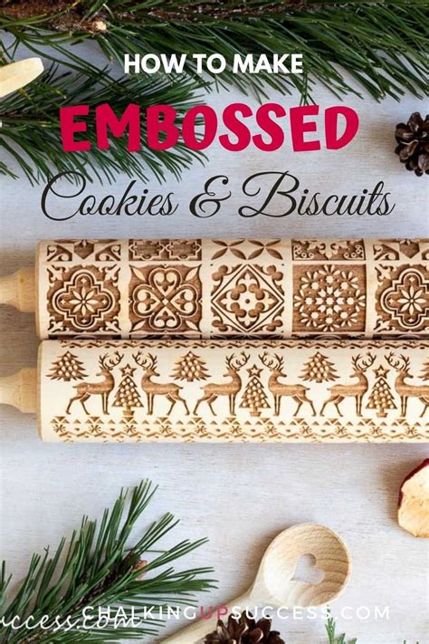 How To Make Christmas Cookies With An Embossed Rolling Pin Recipe Embossed Rolling Pin