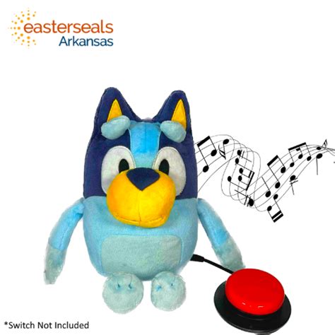 Switch Adapted Talking Bluey Plush Toy by Accessible Toys T-1614 ...