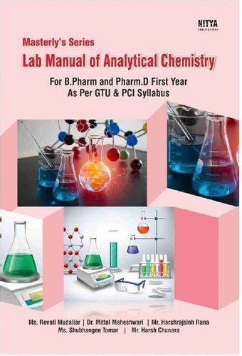 Lab Manual Of Analytical Chemistry For Bpharm And Pharmd First Year