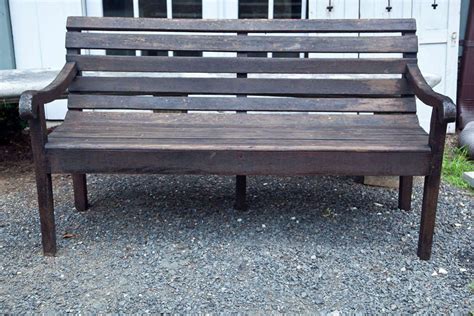 Antique French Doctors Waiting Room Bench At 1stdibs