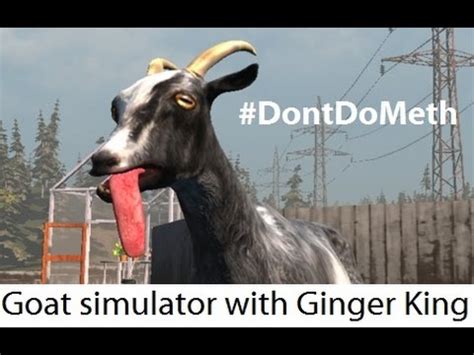 Dovakiin Goat Goat Simulator Funny Moments With Ginger King Youtube