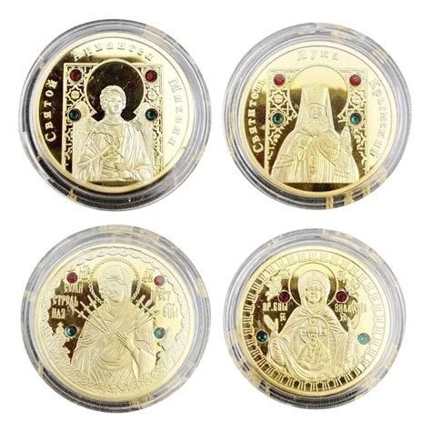 Colección de monedas conmemorativas de la religión de Jesús regalo de