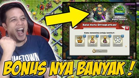 Upgrade Ke Town Hall Cuma Detik Bonus Nya Banyak Banget Wkwkwkwk