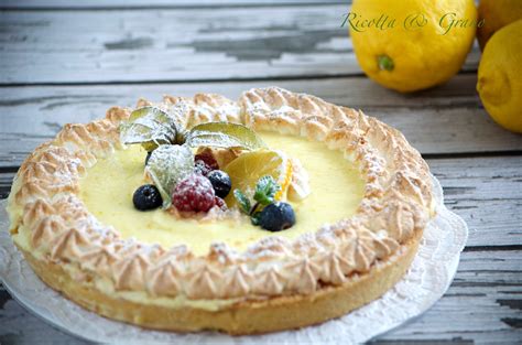 Crostata Meringata Al Limone Ricotta Grano Blog