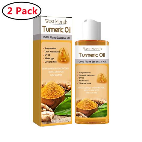 2 Pack Turmeric Serum For Face And Body Turmeric Skin Brightening Serum