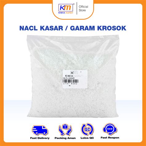 Jual Garam Krosok NACL Kasar Netto 1kg Garam Kasar Garam Terapi