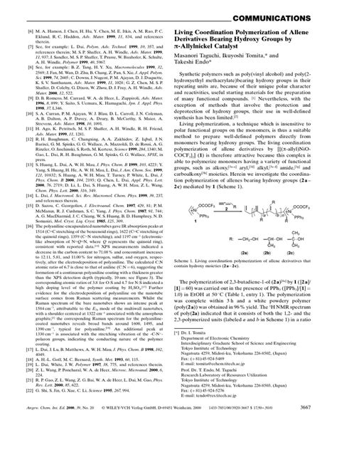 Angew Chem Int Ed - 2000 - Taguchi - Living Coordination Polymerization ...