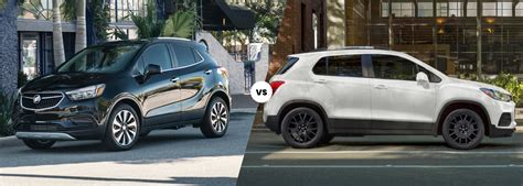 2022 Buick Encore vs. Chevy Trax | SUV Engine Specs, Safety, Dimensions