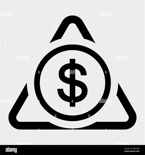 Black Icon Dollar Symbol Sign Isolate On White Background Vector Illustration Eps 10 Stock