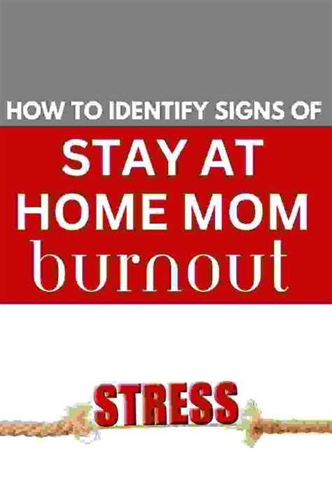 Stay At Home Mom Burnout Signs Identify Sahm Burnout Signs