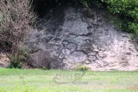 Grabados En La Piedra Pintada Del Municipio Cihuatl N Radio Costa