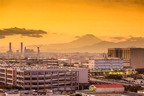 Kawasaki Japan Factories And Mt Fuji Photograph By Sean Pavone Pixels