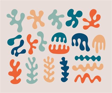 Premium Vector Set Of Vector Abstract Organic Shapes