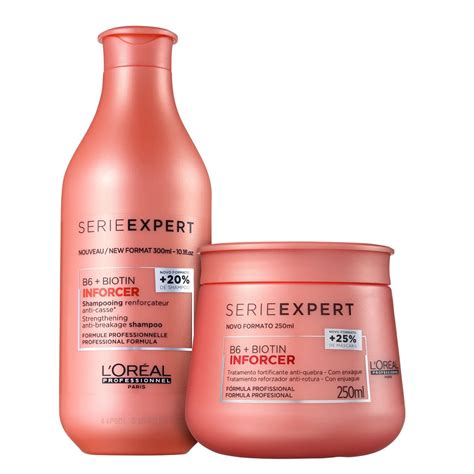 Loreal Expert Kit B6 Biotin Inforcer Shampoo 300ml E Mascara 250g