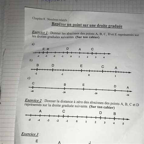 Aidez Moi Pour Lexercice 1 Et 2 Svpp Nosdevoirs Fr